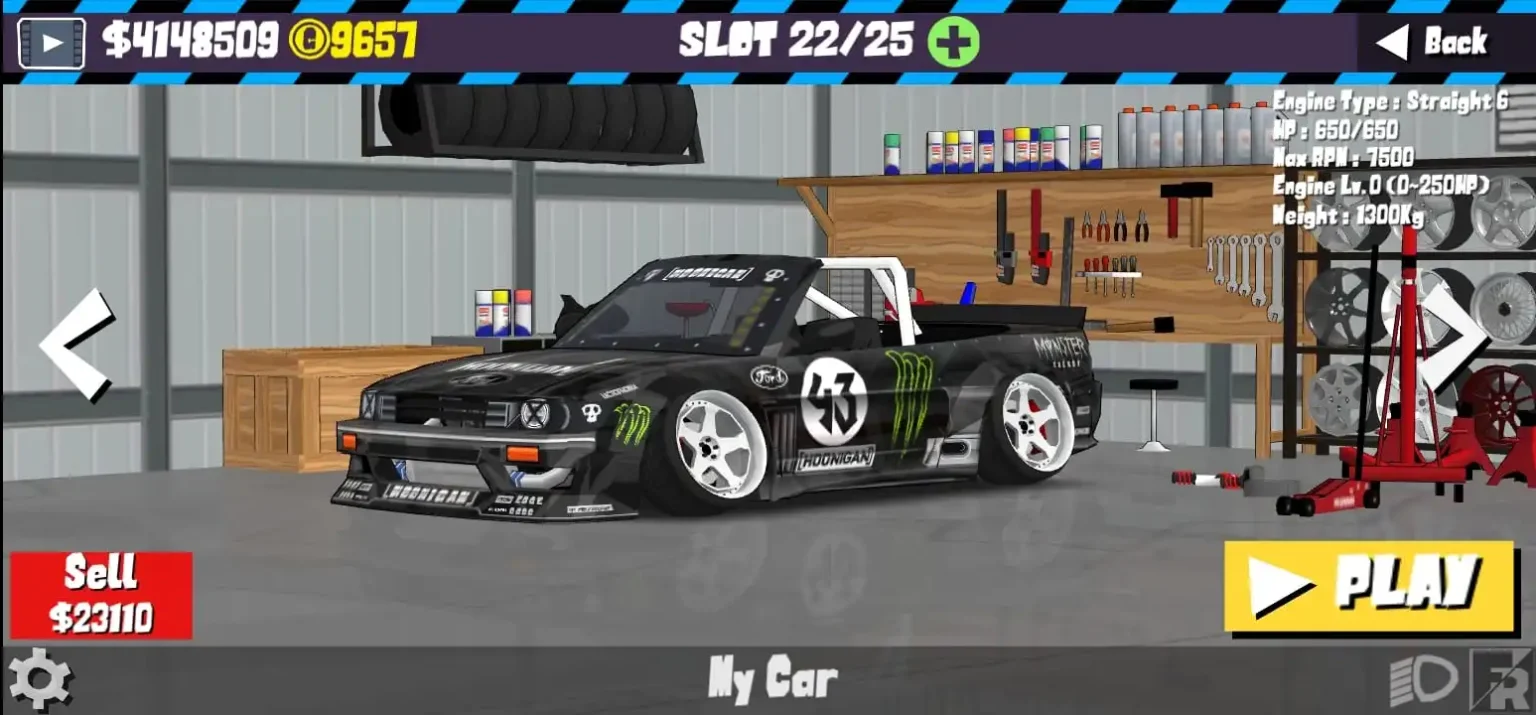 FR Legends mod menu multiple gaming modes